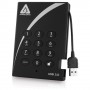 Apricorn Aegis Padlock USB 3.0 500GB disco rigido esterno Nero (A25-3PL256-500)