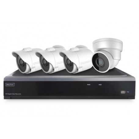 Digitus DN-16121 kit di videosorveglianza Cablato 4 canali (DN-16121)