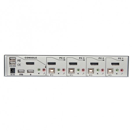 Lindy 39305 switch per keyboard-video-mouse (kvm) Argento (39305)