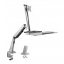 LogiLink BP0040 supporto da tavolo per Tv a schermo piatto 81,3 cm (32") Morsa Alluminio (BP0040)