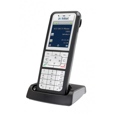 Mitel 622d Ricevitore telefonico DECT Nero, Argento (50006867)