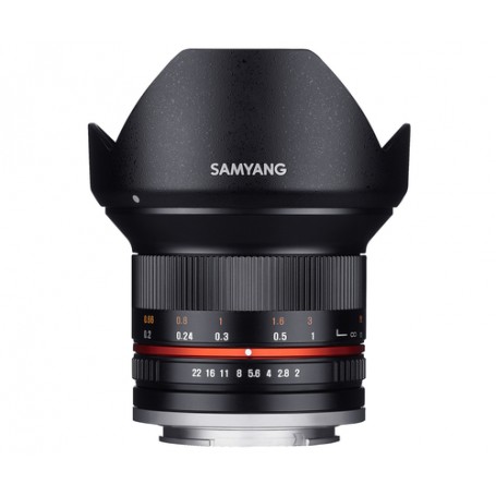 Samyang 12mm F2.0 NCS CS SLR Obiettivo ampio Nero (F1220506101)