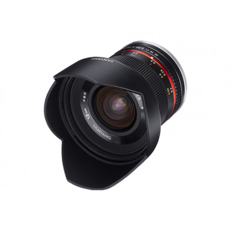 Samyang 12mm F2.0 NCS CS MILC Obiettivo ultra-ampio Nero (7774)