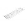 Active Key AK-C8100 tastiera USB Belga Bianco (AK-C8100F-U1-W/BE)