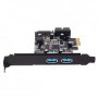 Silverstone EC04-E scheda di interfaccia e adattatore Interno USB 3.2 Gen 1 (3.1 Gen 1) (SST-EC04-E)