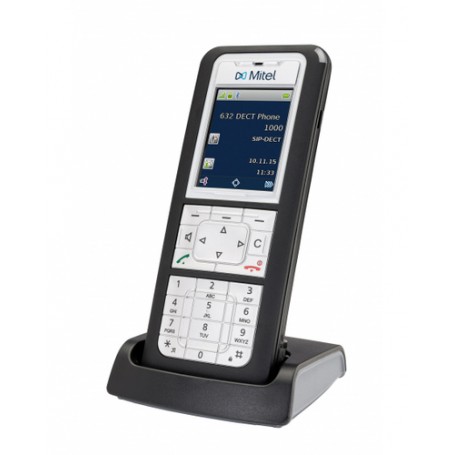 Mitel 632d Telefono DECT Nero, Argento (50006868)