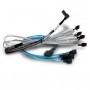 Broadcom CBL-SFF8643-06M 0,6 m Nero, Blu, Argento (05-26114-00)