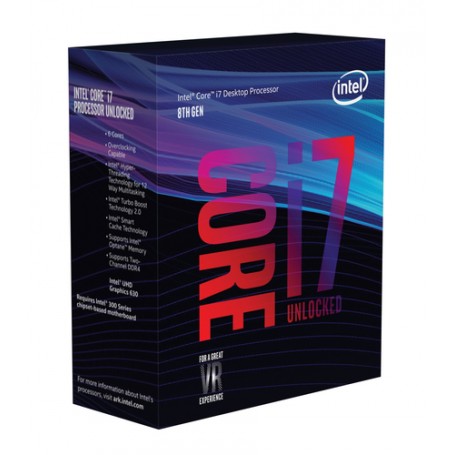 Intel Core i7-8700K processore 3,7 GHz 12 MB Cache intelligente Scatola (BX80684I78700K)