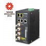 PLANET LRP-422CST switch di rete Gestito L2 Gigabit Ethernet (10/100/1000) Supporto Power over Ethernet (PoE) Nero (LRP-422CST)