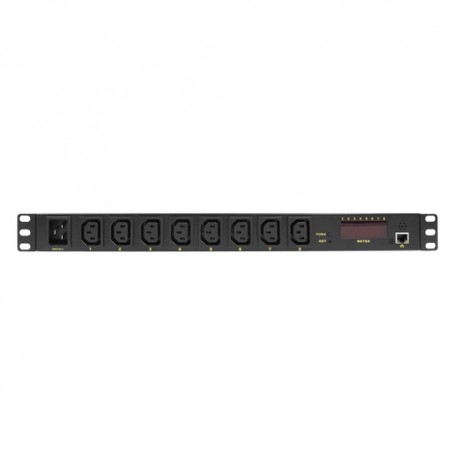 LogiLink PDU8P01 unità di distribuzione dell'energia (PDU) 8 presa(e) AC 1U Nero (PDU8P01)