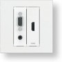 Vivolink VL-INSTKIT-5M cavo e adattatore video VGA (D-Sub) + 3.5mm HDMI tipo A (Standard) Bianco (VL-INSTKIT-5M)