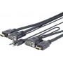 Vivolink VL-INSTKIT-5M cavo e adattatore video VGA (D-Sub) + 3.5mm HDMI tipo A (Standard) Bianco (VL-INSTKIT-5M)