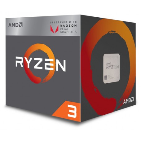 AMD Ryzen 3 2200G processore 3,5 GHz 2 MB L2 Scatola (YD2200C5FBBOX) (YD2200C5FBBOX_PROMO) (YD2200C5FBBOX)