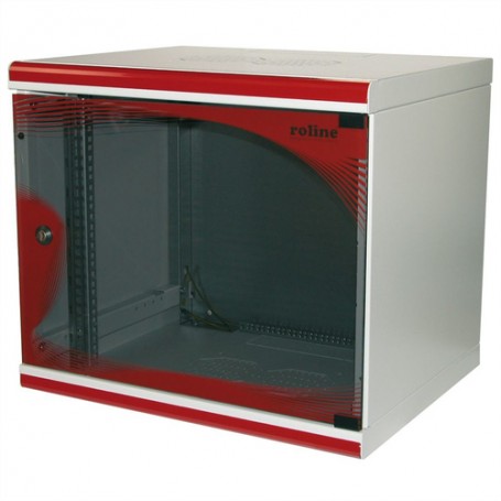 ROLINE 26.50.0144 rack 6U Da parete Grigio, Rosso (26.50.0144)
