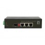 LevelOne IGP-0401 Gigabit Ethernet (10/100/1000) Supporto Power over Ethernet (PoE) Nero (55052507)