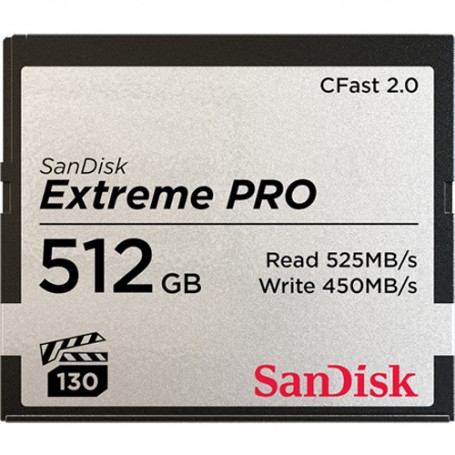 SanDisk Extreme Pro memoria flash 512 GB CFast 2.0 (SDCFSP-512G-G46D)