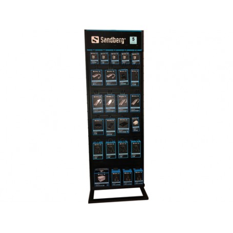 Sandberg Alu Slatwall Display 2-sided (999-50)