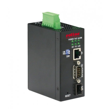 ROLINE 21.13.1138 convertitore multimediale di rete 100 Mbit/s Modalità multipla Nero (21.13.1138)