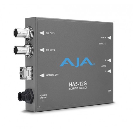 AJA HA5-12G-T convertitore video Convertitore video attivo 4096 x 2160, - (HA5-12G-T)