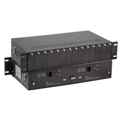 EFB Elektronik EL0CH1 telaio dell'apparecchiatura di rete 2U Nero (EL0CH1)