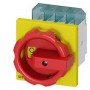 Siemens Schalter & Taster interruttore elettrico 4P Rosso, Giallo (3LD20031TL53)