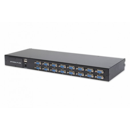 Digitus DS-72214 switch per keyboard-video-mouse (kvm) Montaggio rack Nero (DS-72214)