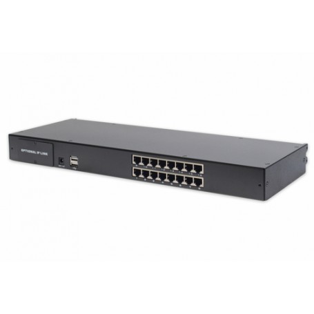 Digitus DS-72217 switch per keyboard-video-mouse (kvm) Montaggio rack Nero (DS-72217)