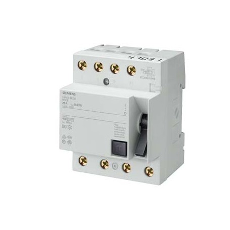 Siemens 5SM3648-6 interruttore automatico Dispositivo a corrente residua A-type 4 (5SM36486)