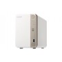 QNAP TS-251B NAS Tower Collegamento ethernet LAN Bianco J3355 (TS-251B-2G)