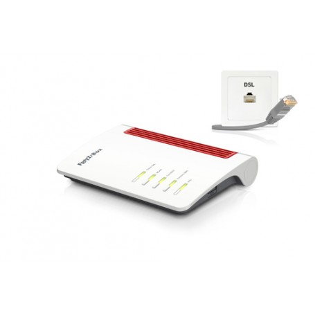AVM FRITZ!Box 7530 router wireless Gigabit Ethernet Dual-band (2.4 GHz/5 GHz) Nero, Rosso, Bianco (20002839)