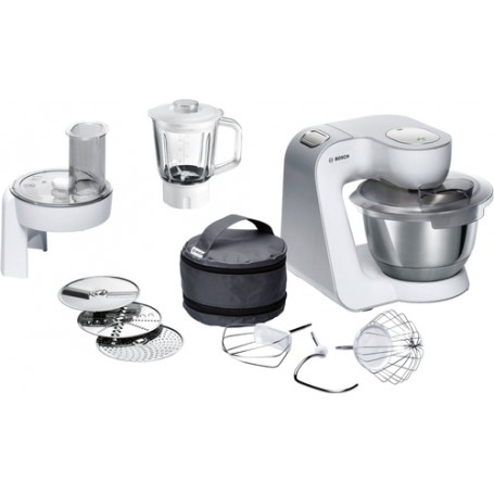 Bosch MUM58227 robot da cucina 1000 W 3,9 L Argento, Bianco (MUM 58227)