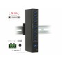 DeLOCK 63919 hub di interfaccia USB 3.2 Gen 1 (3.1 Gen 1) Micro-B 5000 Mbit/s Nero (63919)