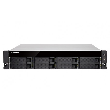 QNAP TVS-872XU NAS Armadio (2U) Nero i3-8100 (TVS-872XU-I3-4G)