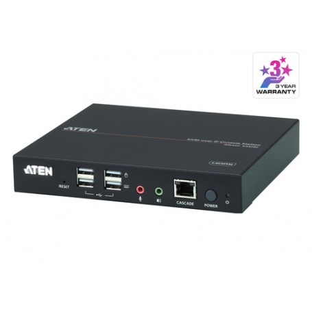 ATEN KA8280-AX-G switch per keyboard-video-mouse (kvm) Montaggio rack Nero (KA8280-AX-G)