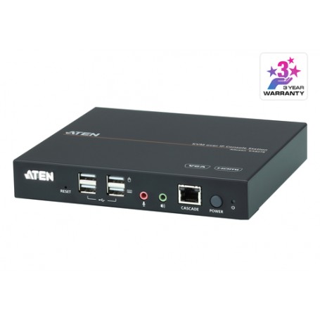 ATEN KA8278-AX-G switch per keyboard-video-mouse (kvm) Montaggio rack Nero (KA8278-AX-G)