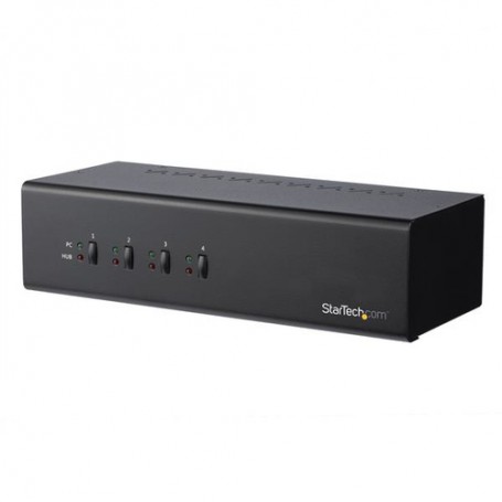 StarTech.com SV431DD2DU3A switch per keyboard-video-mouse (kvm) Nero (SV431DD2DU3A)