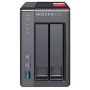 Mobotix MX-S-NAS2A-8 server NAS e di archiviazione Compatta Collegamento ethernet LAN Nero (MX-S-NAS2A-8)