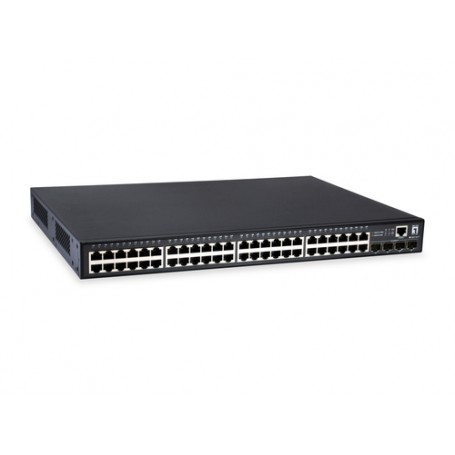 LevelOne GEP-5271 Gestito Gigabit Ethernet (10/100/1000) Supporto Power over Ethernet (PoE) Nero (57081703)
