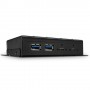 Lindy 43094 hub di interfaccia USB 3.2 Gen 2 (3.1 Gen 2) Type-C 10000 Mbit/s Nero (43094)