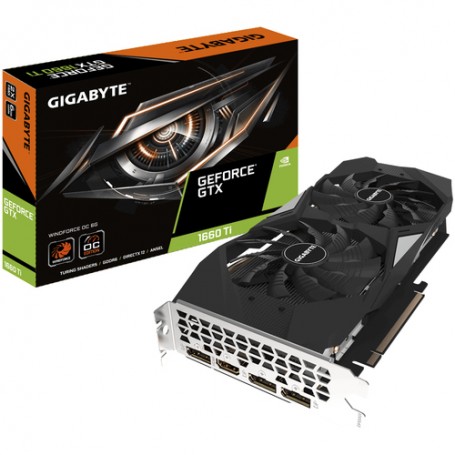 Gigabyte GV-N166TWF2OC-6GD scheda video NVIDIA GeForce GTX 1660 Ti 6 GB GDDR6 (GV-N166TWF2OC-6GD_PROMO)