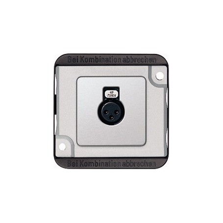 Merten 460860 presa energia XLR Argento (460860)