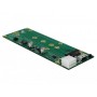DeLOCK 64052 scheda di interfaccia e adattatore Interno M.2, SAS (64052)