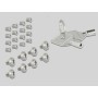 DeLOCK 47233 pannello drive bay Nero (47233)