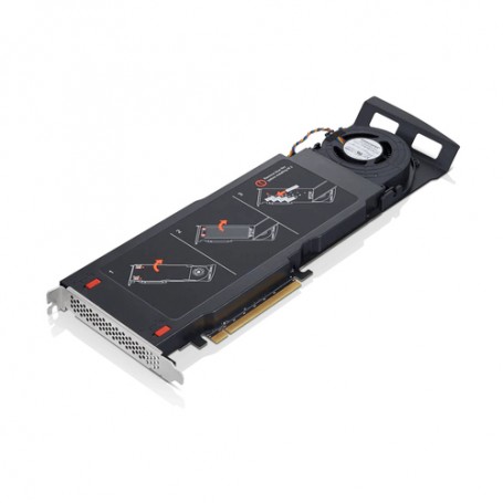 Lenovo ThinkStation Quad AIC M.2 SSD scheda di interfaccia e adattatore Interno PCIe (4XH0V09766)