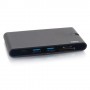 C2G 82117 hub di interfaccia USB 2.0 Type-C 5000 Mbit/s Nero (82117)