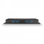 Lindy 43275 hub di interfaccia USB 3.2 Gen 2 (3.1 Gen 2) Type-A 10000 Mbit/s Nero (43275)