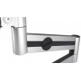 Durable 508323 supporto da tavolo per Tv a schermo piatto 96,5 cm (38") Morsa/Bullone di ancoraggio Argento (508323)