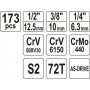 Yato YT-38931 set di strumenti meccanici (YT-38931)