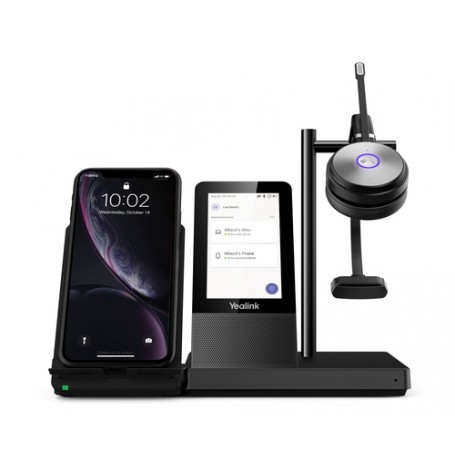 Yealink WH66 Mono Teams Sistema di audioconferenza personale Bluetooth Nero (WH66 MONO TEAMS)