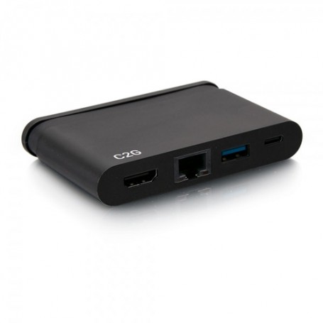 C2G C2G54455 replicatore di porte e docking station per notebook Cablato USB 3.2 Gen 1 (3.1 Gen 1) Type-C Nero (C2G54455)